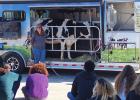KAYleR CAmPbell from Southwest Dairy Farms shared information about dairy farms, healthy living, dairy cattle breeds, nutritional requirements and care of dairy cattle with Copperas Cove High School Agriculture and CTE students as the kick-off to National FFA Week. – Courtesy Photo