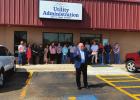 City, chamber cut ribbon on remodeled utilities building