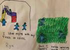 Texas second graders’ drawings, words reveal how COVID-19 touched lives