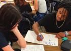 Junior high students receive high school math tutoring for STAAR test prep