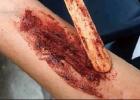 Cove High students create fake wounds, test medical terminology